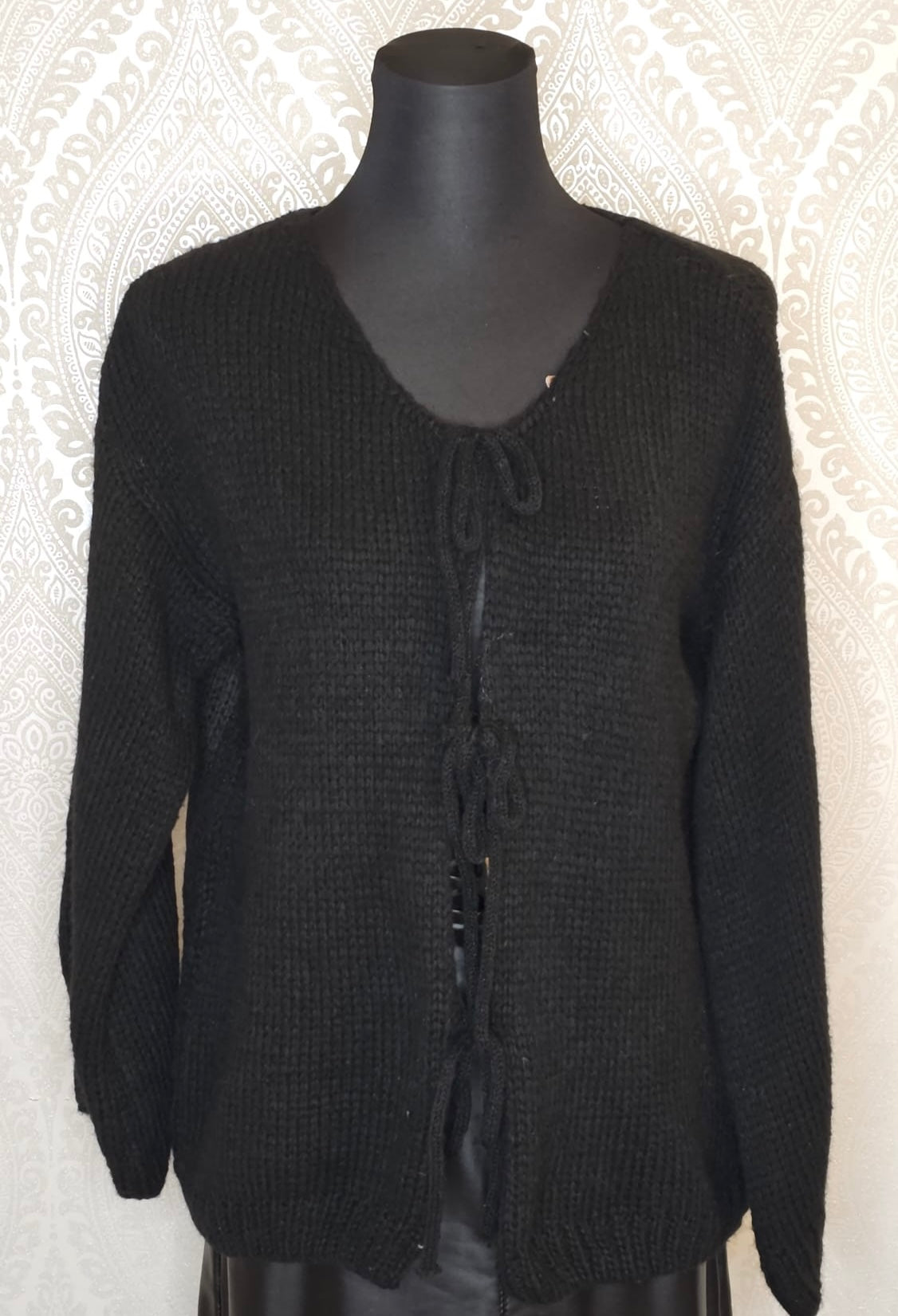 Schleifen Strickjacke