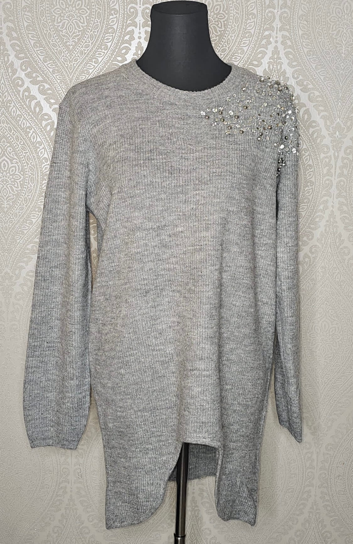 Strass Langpullover