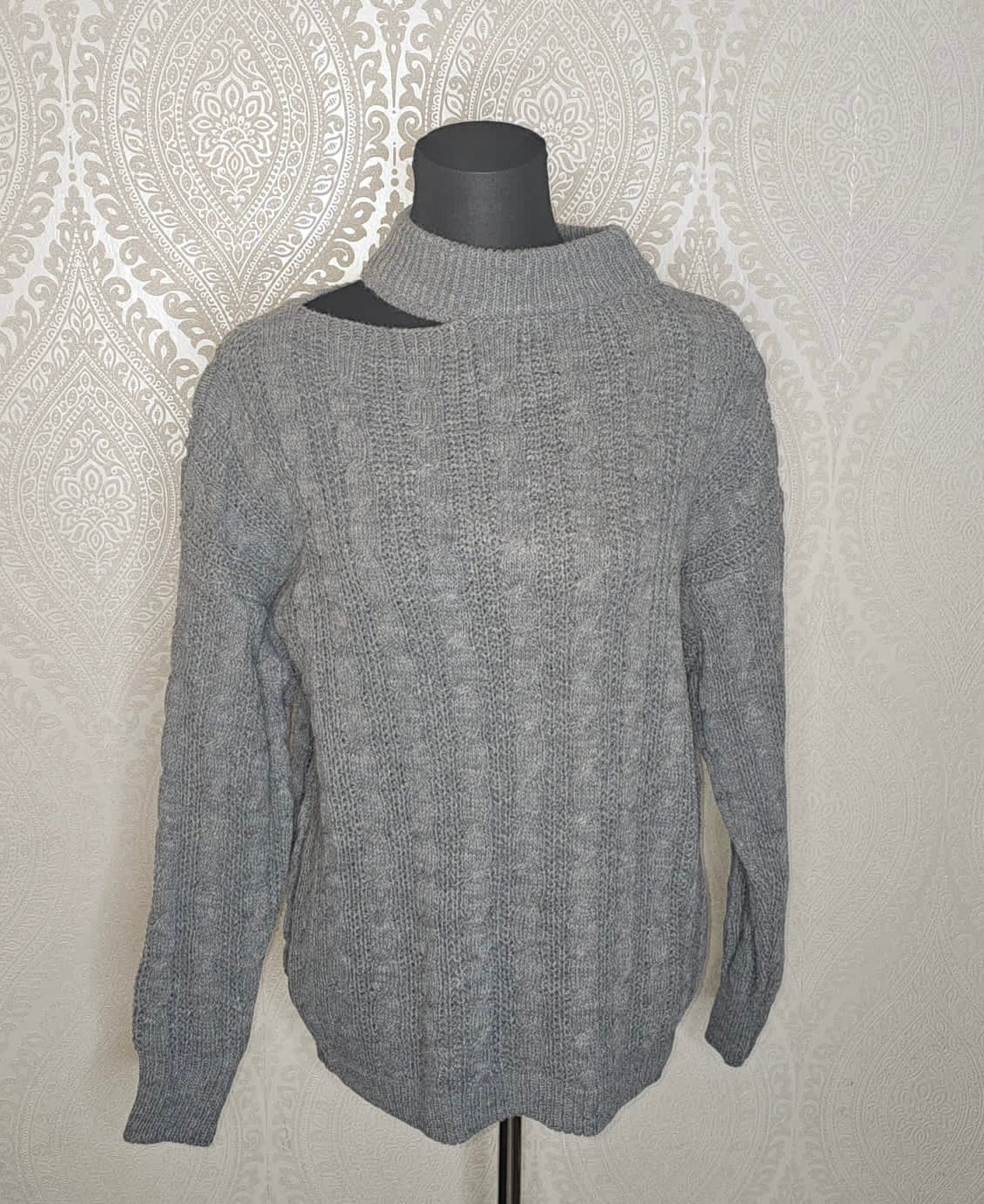 Schulter schlitzpullover