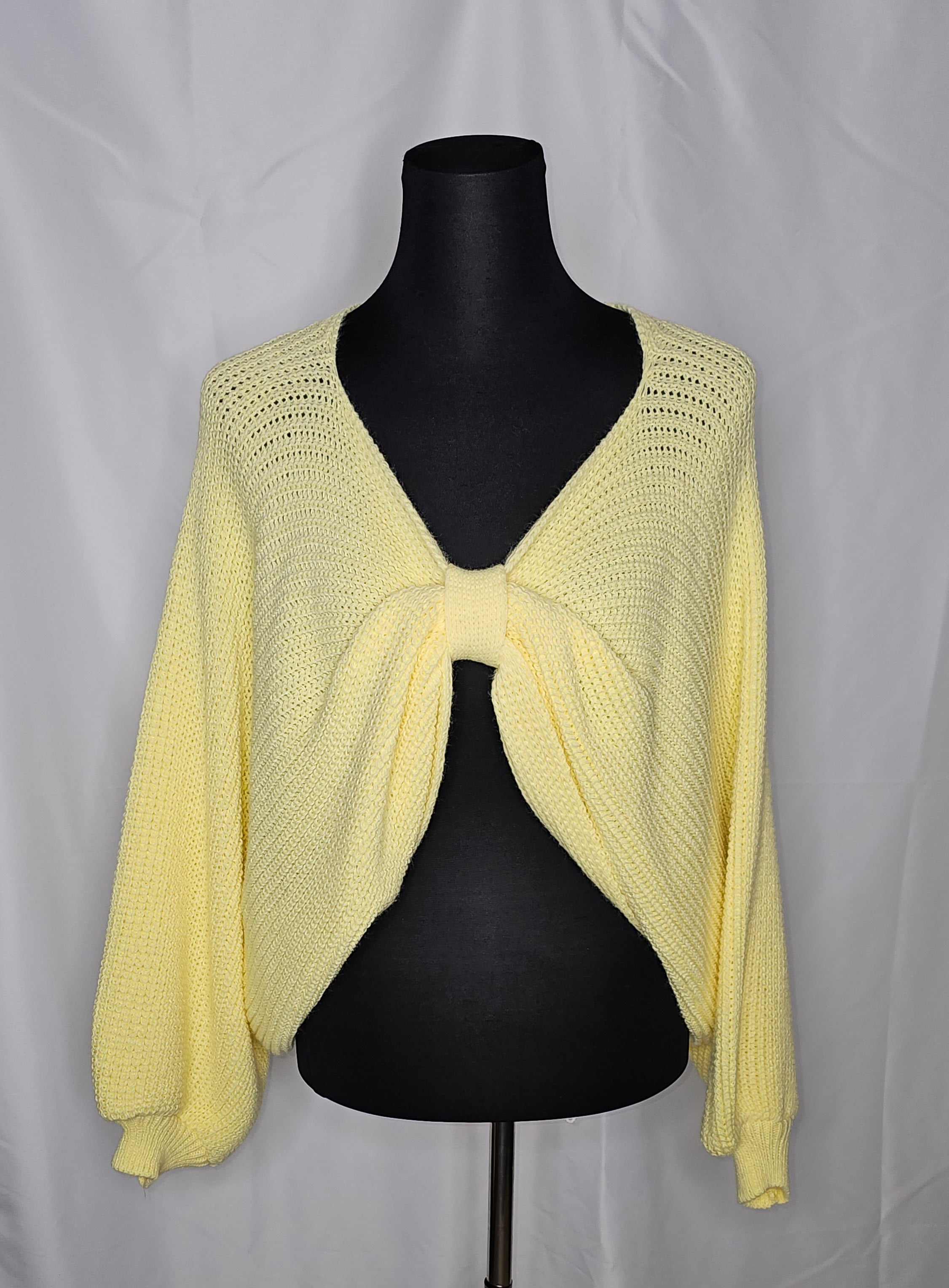 Strick Pullover mit V Schnitt (Einheitsgröße tragbar bis L) Damen - Strick Pullover