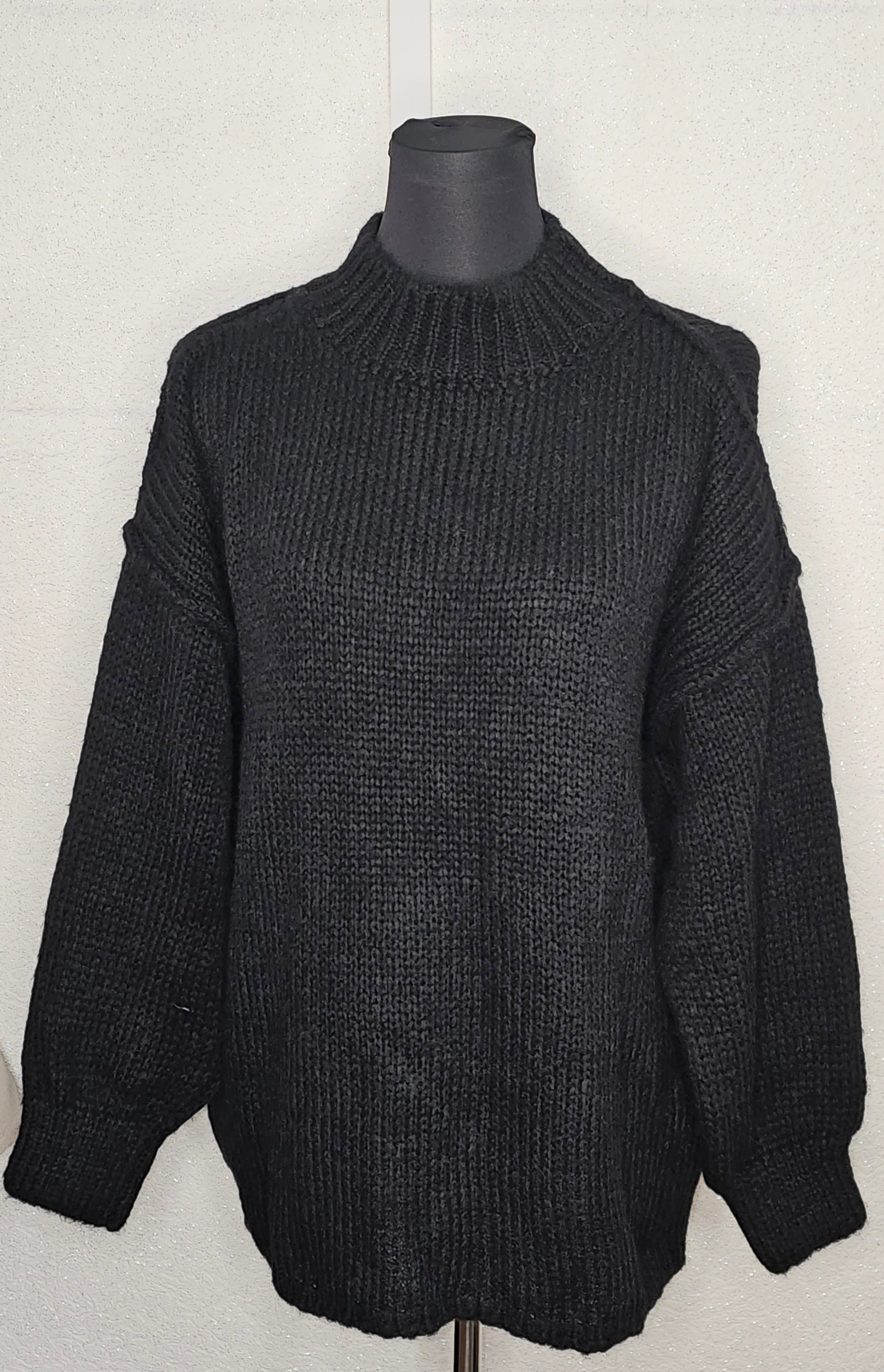 Strick Pullover (Einheitsgröße tragbar bis L) Damen -  Strick Pullover