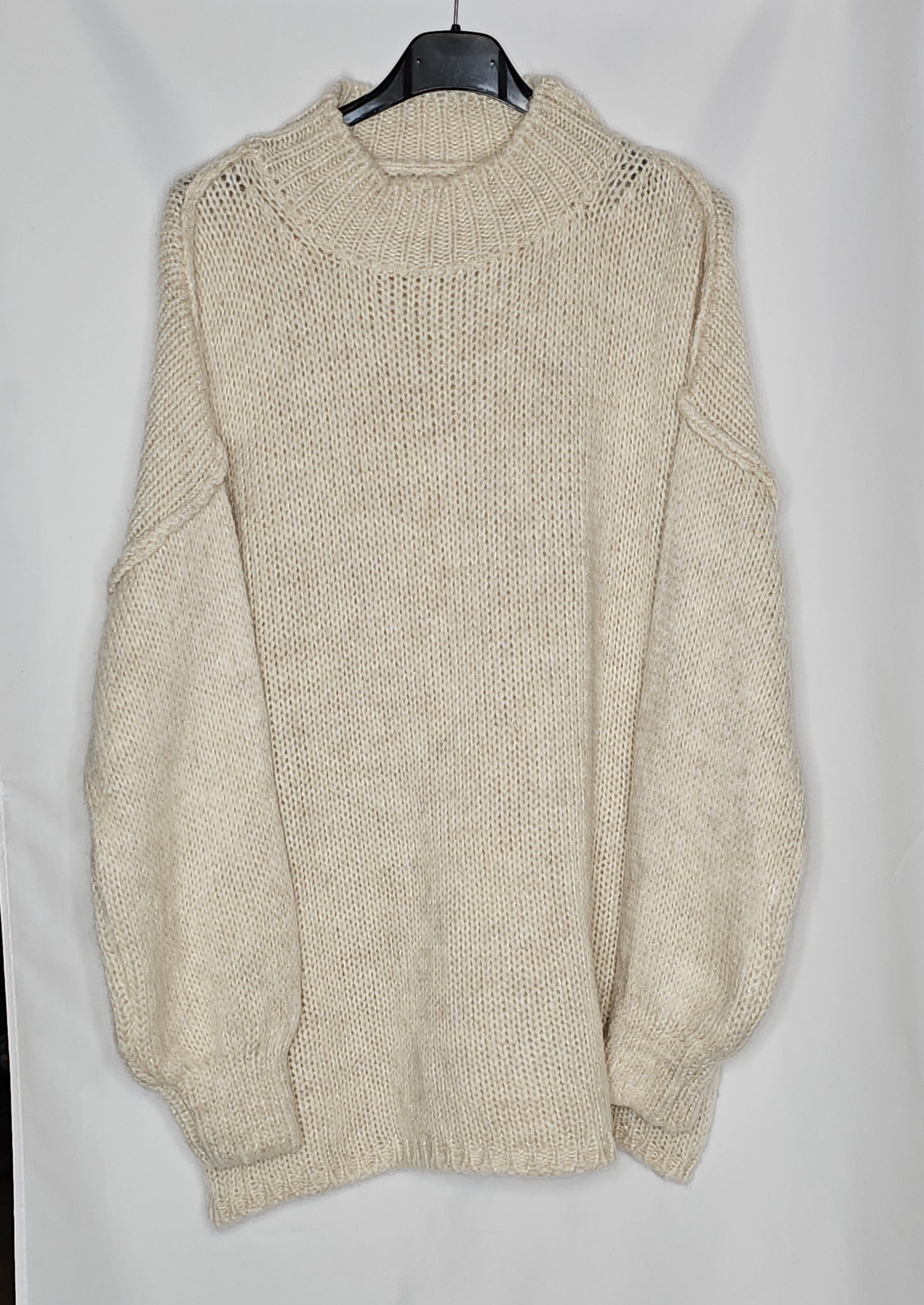 Strick Pullover (Einheitsgröße tragbar bis L) Damen -  Strick Pullover