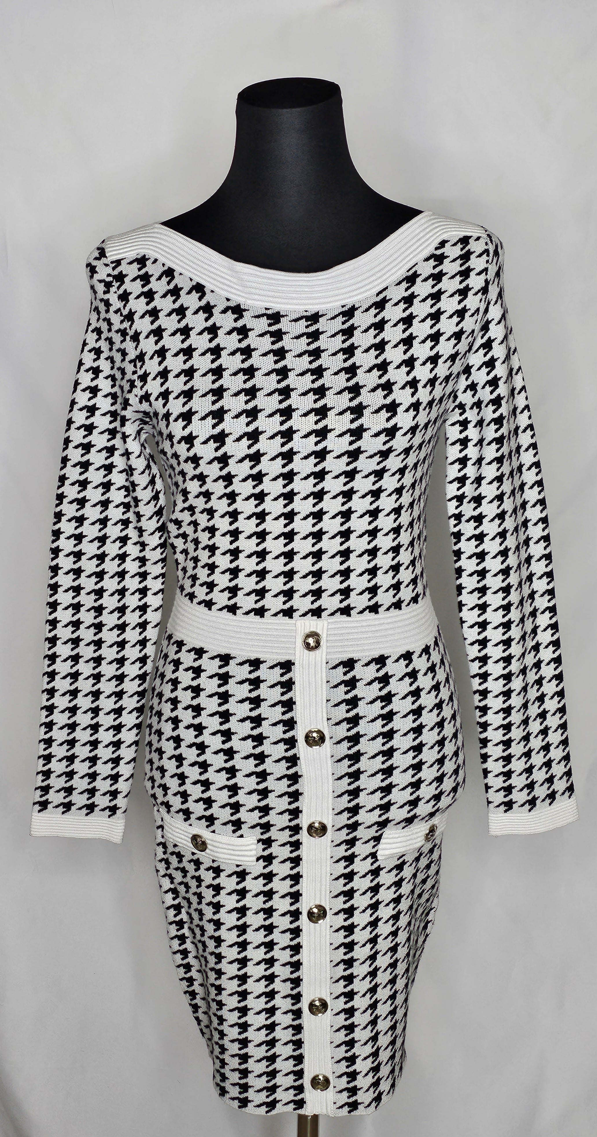 Karierter Damen Kleid ( Einheitsgrösse tragbar bis L) Damen-kleid