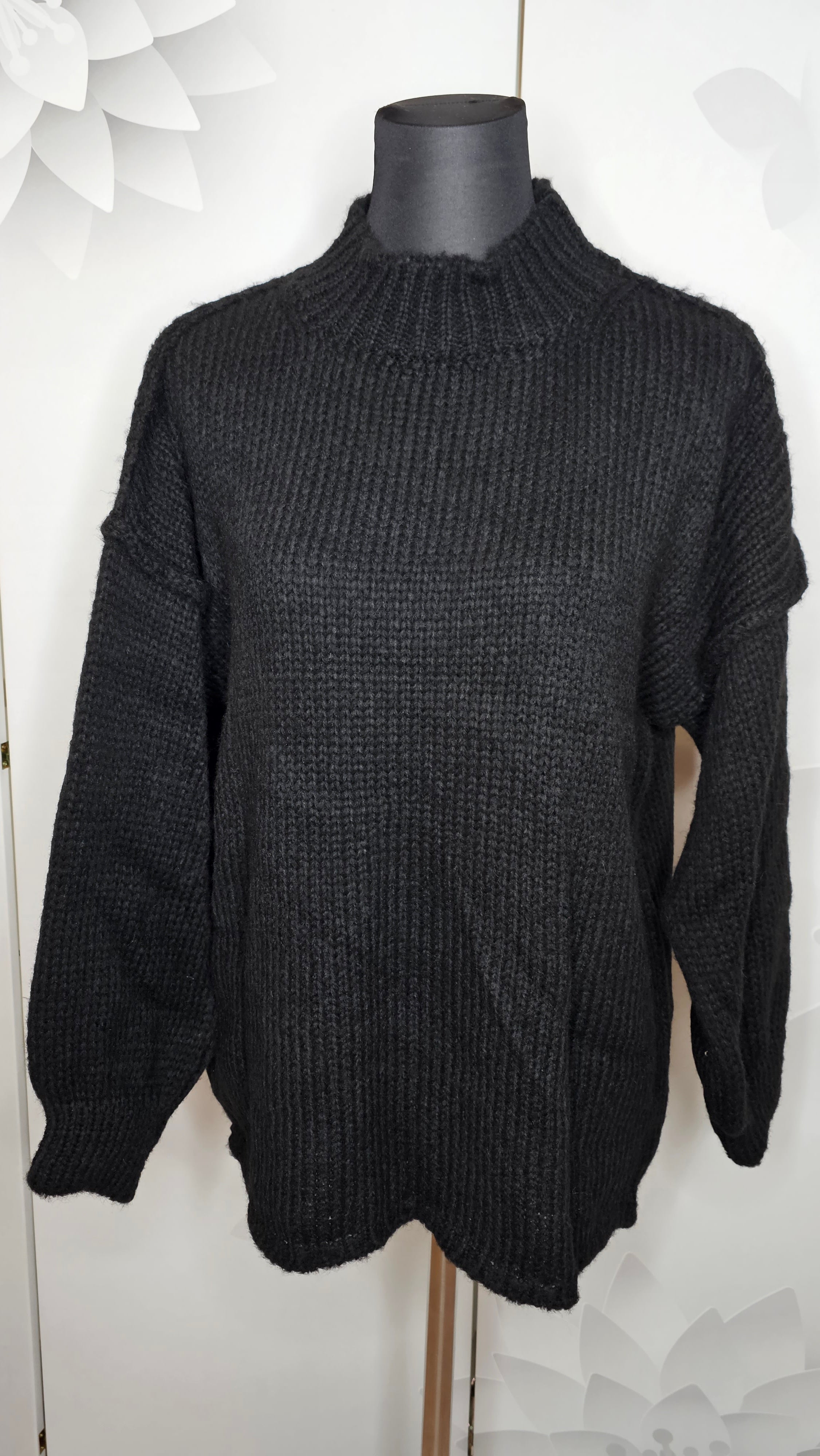 Strick Pullover (Einheitsgröße tragbar bis L) Damen -  Strick Pullover